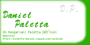 daniel paletta business card